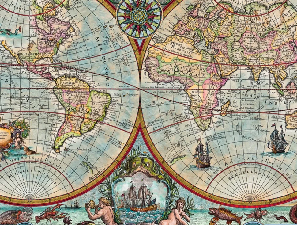 Puzzle Mapa Mundial das Grandes Descobertas