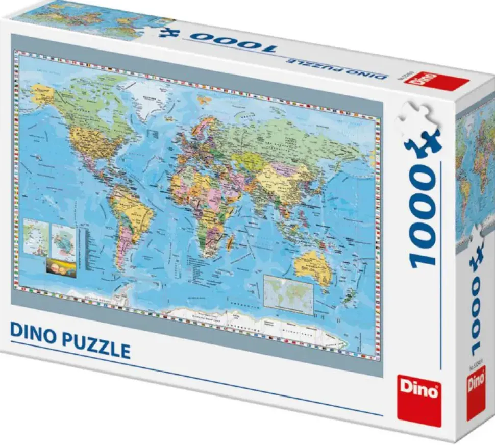 Puzzle Mapa político do mundo