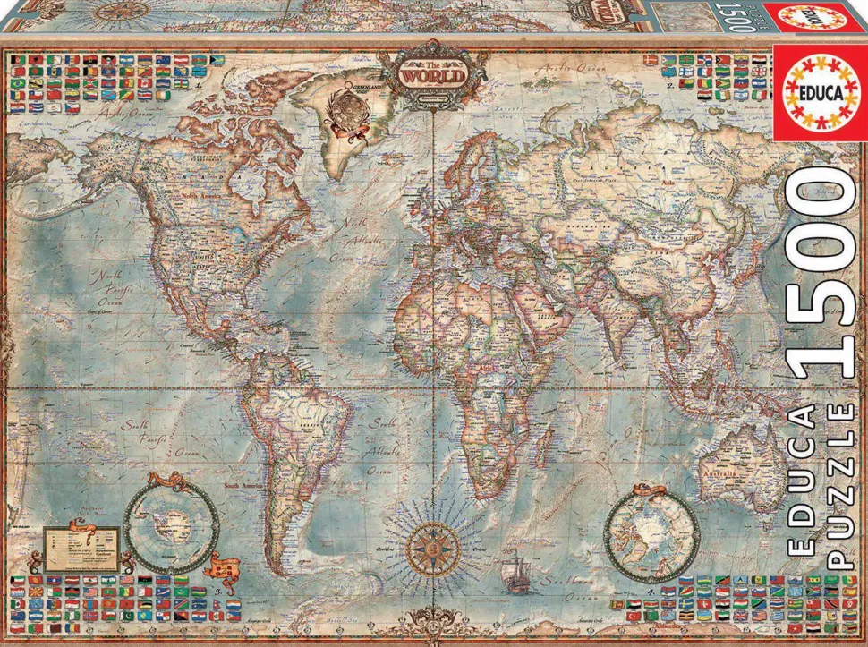 Puzzle Mapa Político Mundial