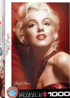 Puzzle Marilyn Monroe - Retrato Vermelho