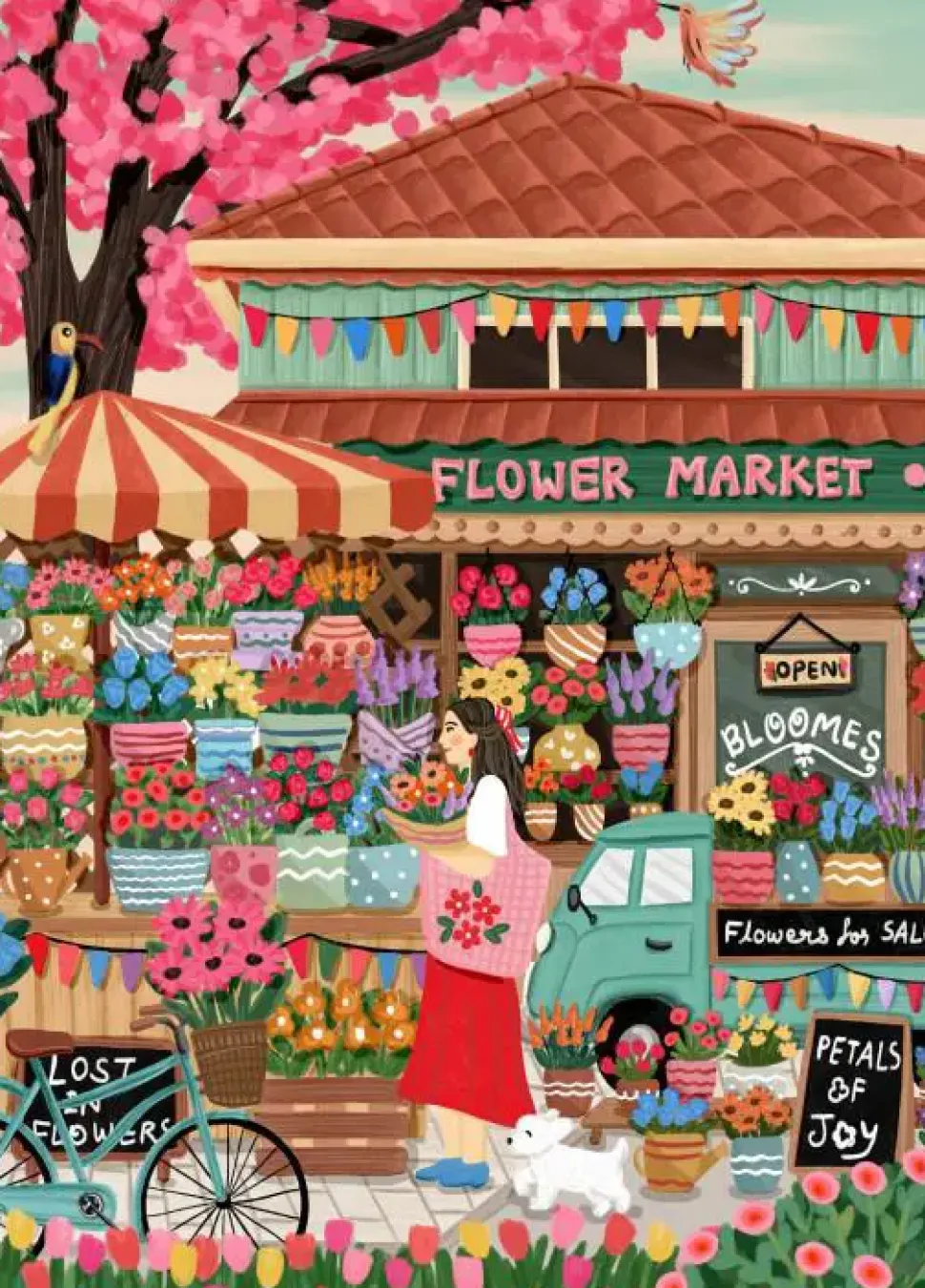 Puzzle Mercado das flores