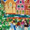 Puzzle Mercado de Natal em Bruges