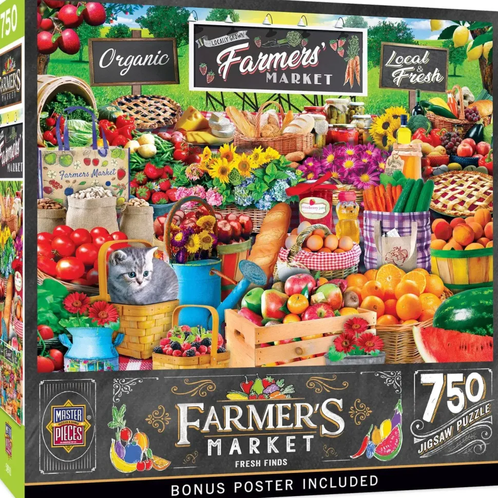 Puzzle Mercado do Agricultor - Achados frescos