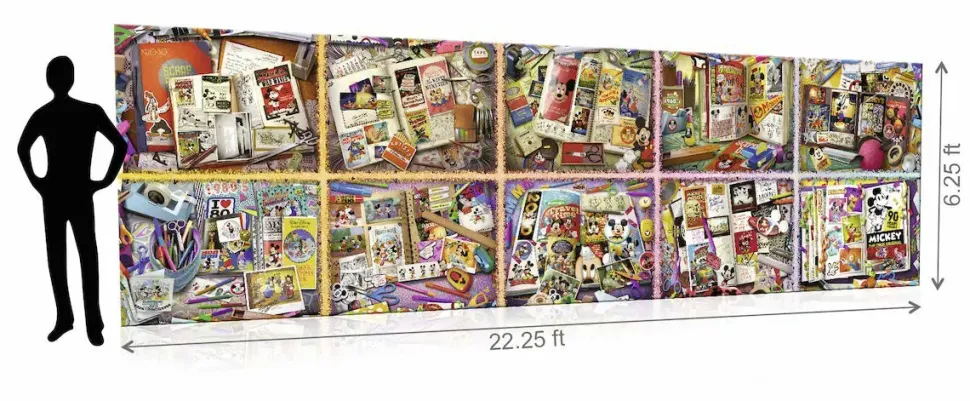 Puzzle Mickey Mouse por anos