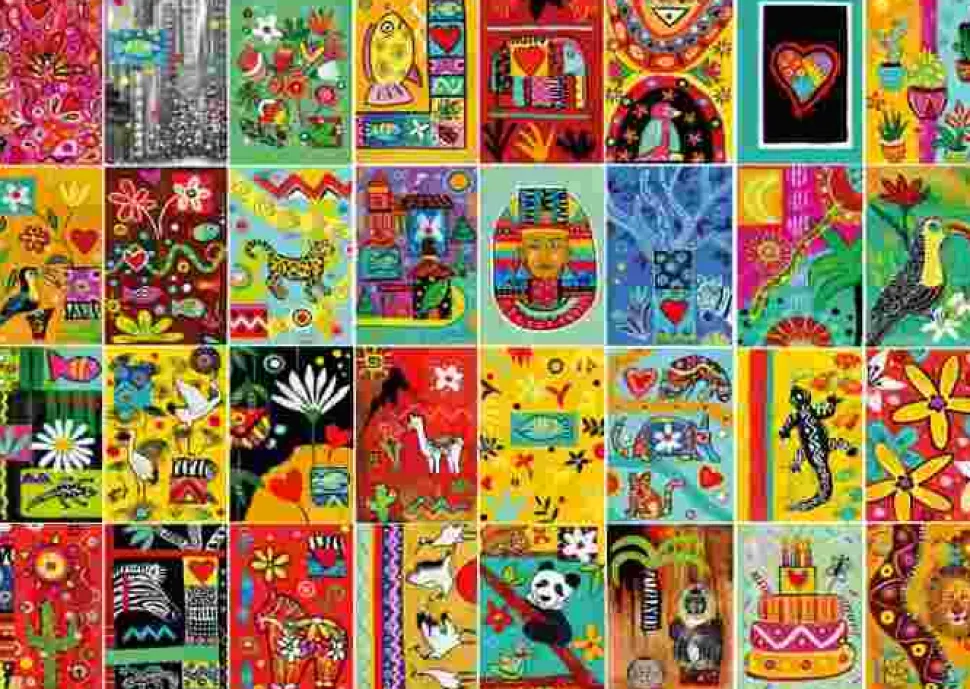 Puzzle Mosaico Popart