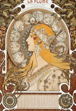 Puzzle Mucha: A Pluma, 1896-97