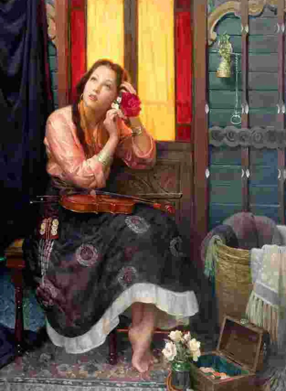 Puzzle Mulher ruiva