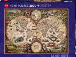 Puzzle Mundo vintage