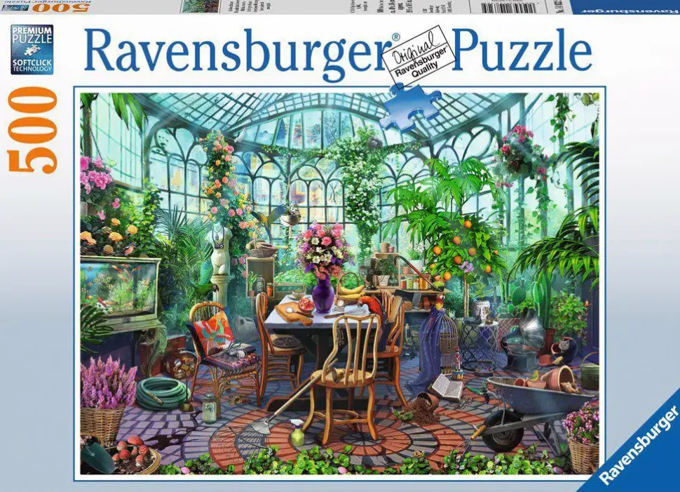 Puzzle Na estufa