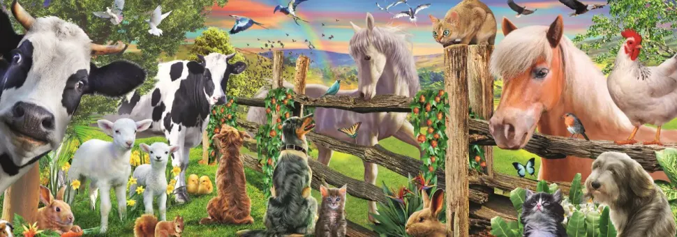 Puzzle Na fazenda