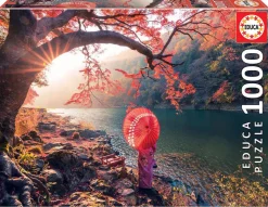 Puzzle Nascer do sol no rio Katsura, Japão