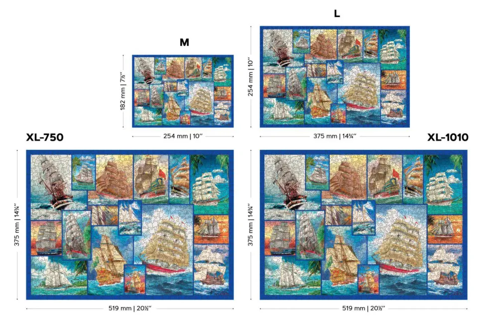Puzzle Navios à Vela 505
