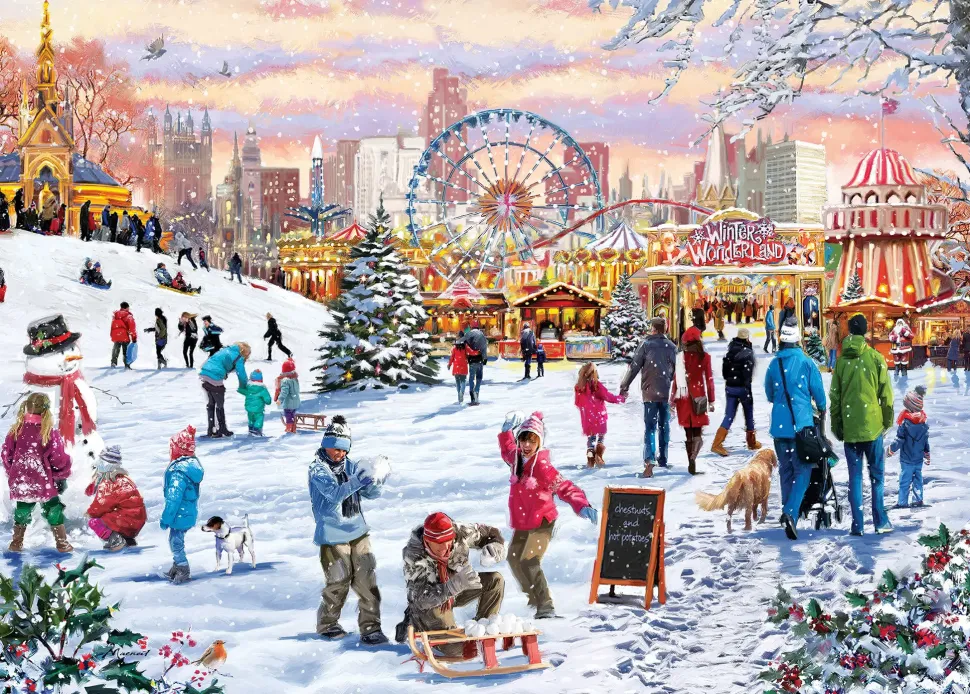 Puzzle Neve em Hyde Park