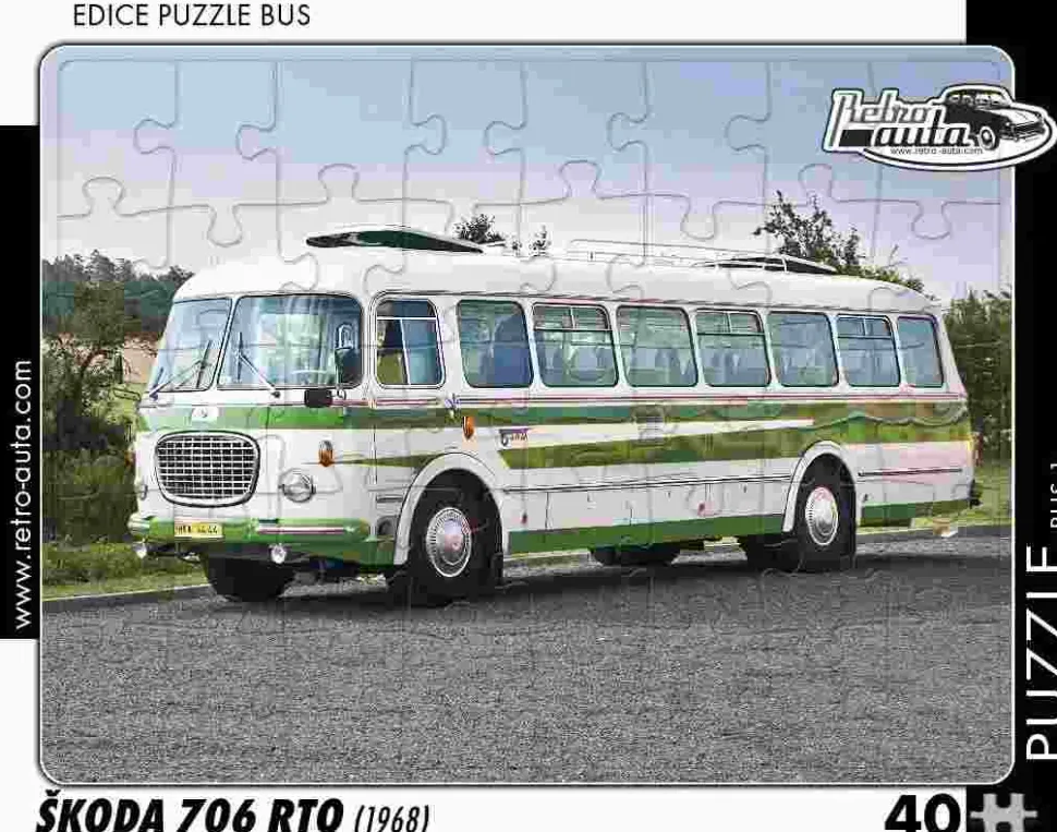 Puzzle ÔNIBUS 膷.1 艩koda 706 RTO (1968)