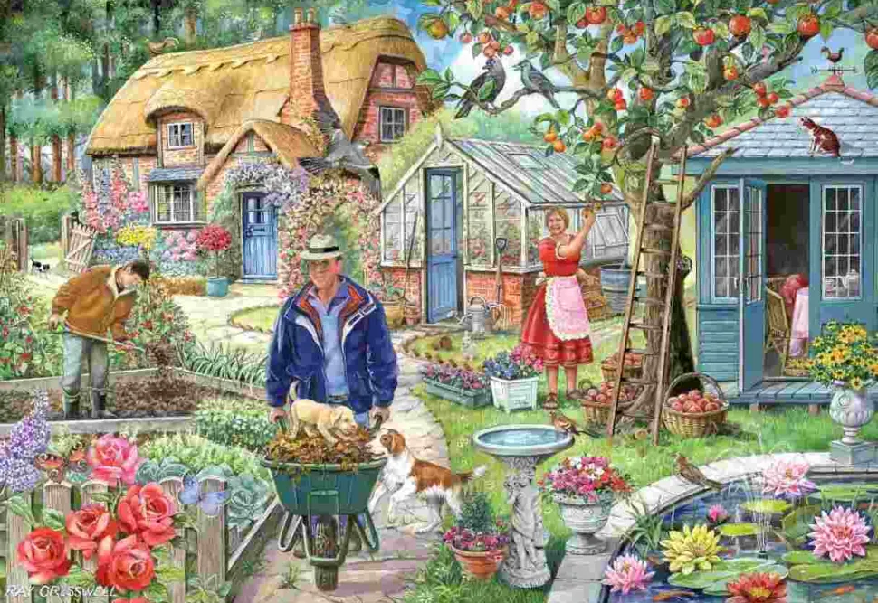 Puzzle No Jardim