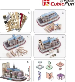 Puzzle Notre Dame LED 3D