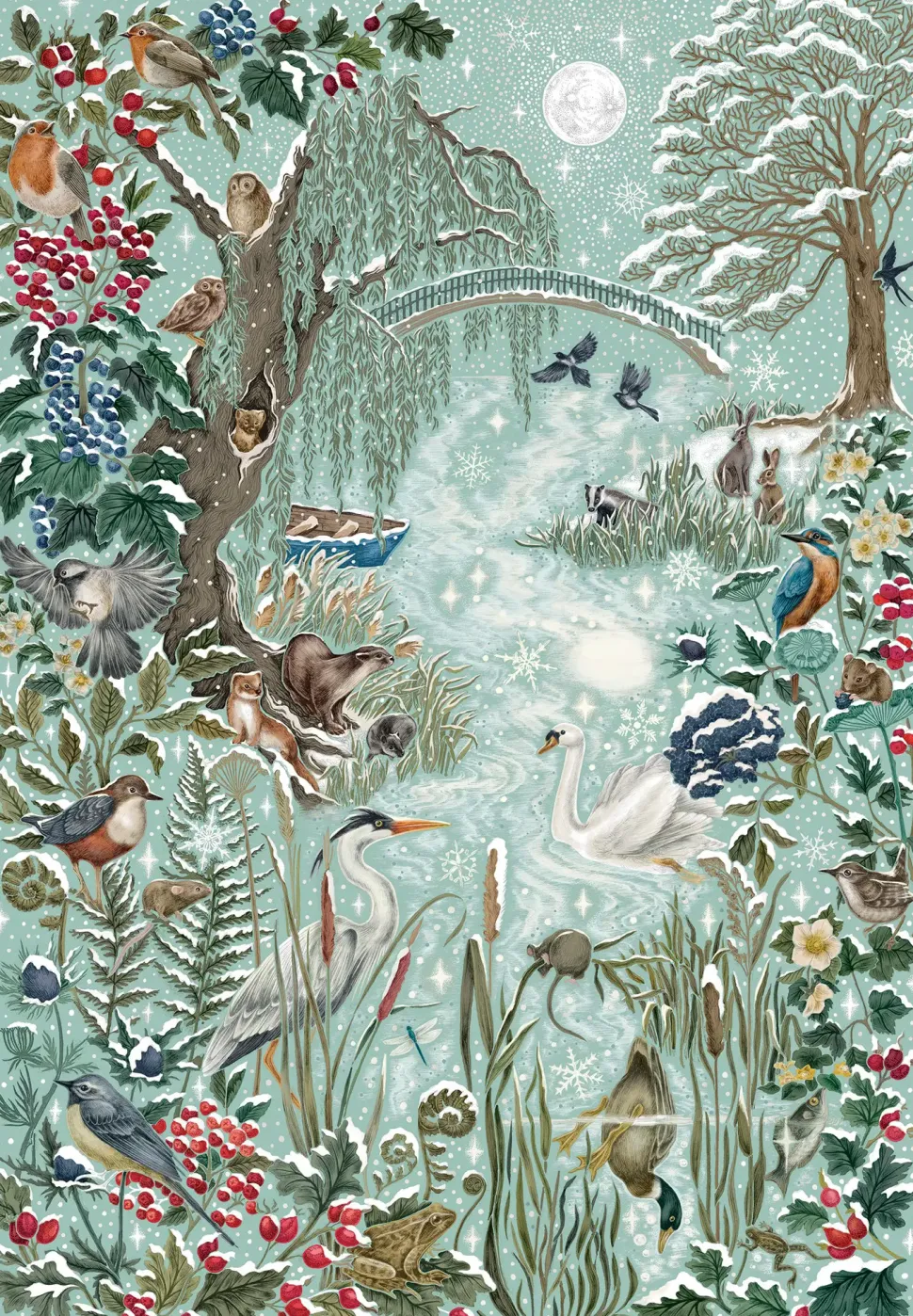 Puzzle O Arquivo de Arte: Frosted River