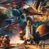 Puzzle O fascínio das viagens espaciais: viagens a galáxias distantes