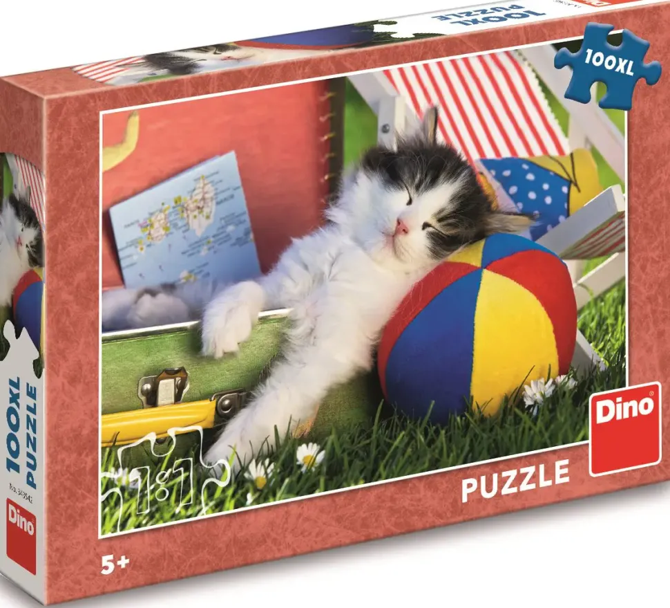 Puzzle O gato está descansando100 XXK