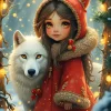 Puzzle O meu amigo lobo