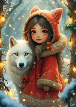 Puzzle O meu amigo lobo