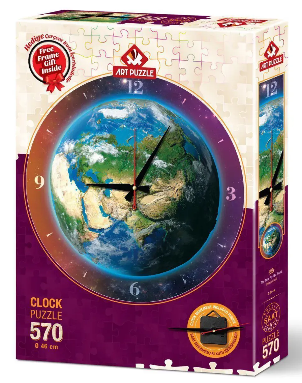 Puzzle O relógio mundial