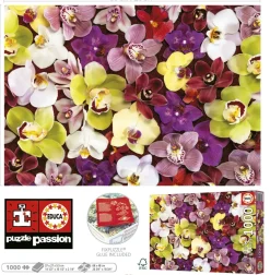 Puzzle Orquídea Colagem