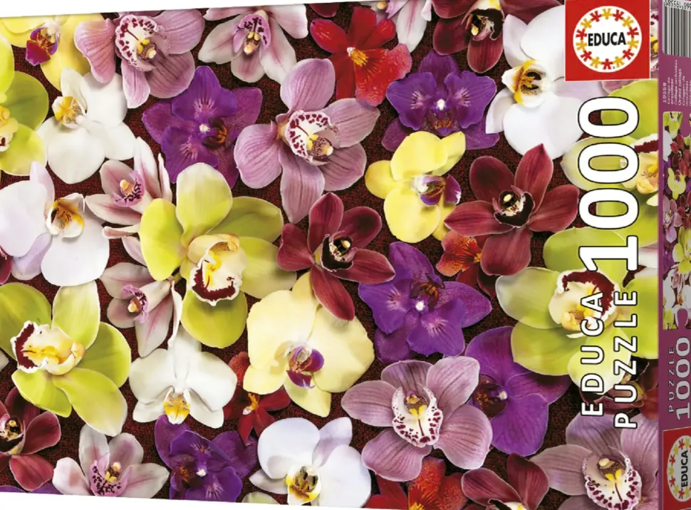 Puzzle Orquídea Colagem
