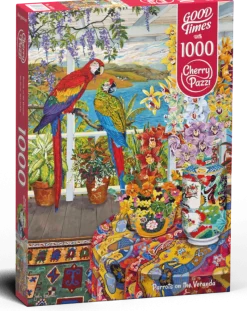 Puzzle Papagaios na varanda