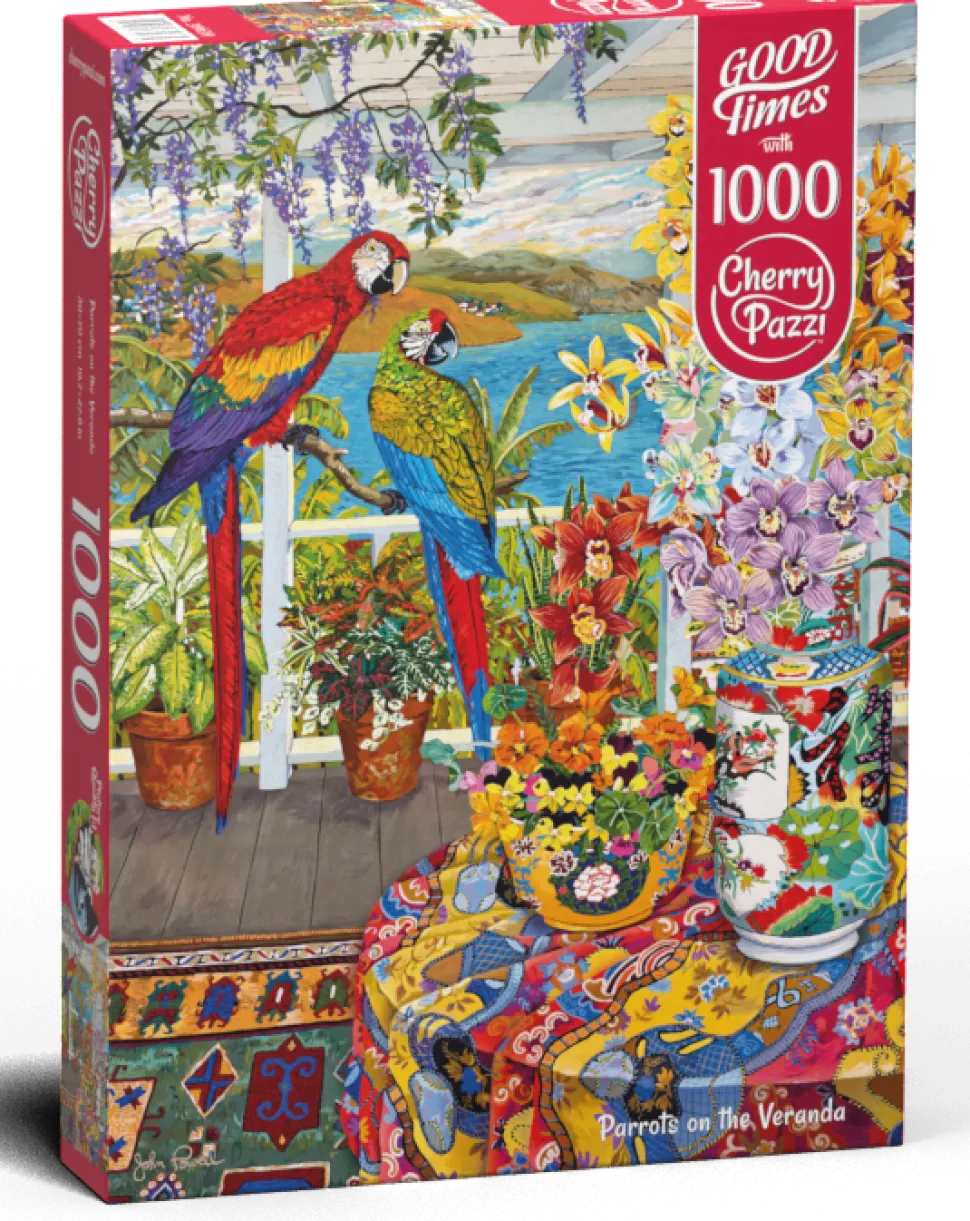 Puzzle Papagaios na varanda