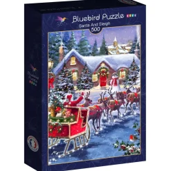 Puzzle Papai Noel e Trenó