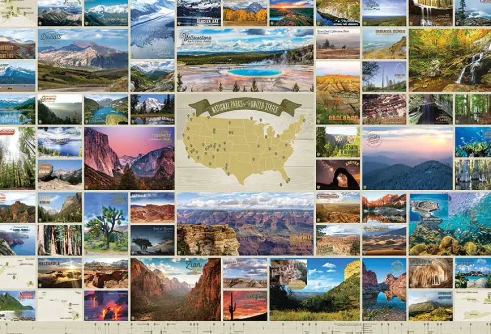 Puzzle Parques Nacionais dos Estados Unidos