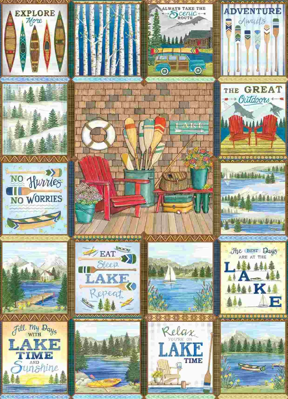Puzzle País dos lagos