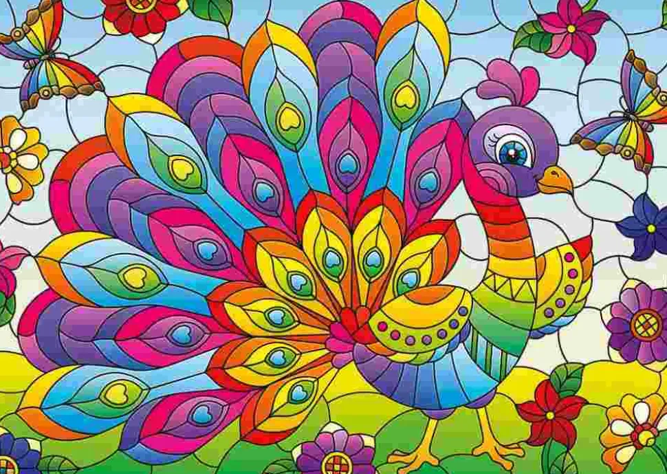 Puzzle Pavão