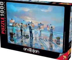 Puzzle Pintando uma tempestade