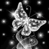 Puzzle Pintura diamantada: Mariposa 7D 30x40 cm