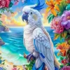 Puzzle Pintura Diamant: Catatua 30x40cm