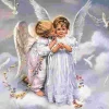 Puzzle Pintura diamante: Anjos 30x40cm