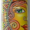 Puzzle Pintura diamante: Lua com sol 30x30cm 7D