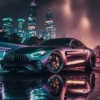 Puzzle Pintura Diamant: Mercedes Benz 30x40cm