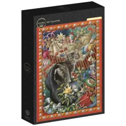 Puzzle Polvo com Decoração de Natal