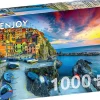 Puzzle Porto de Manarola ao pôr do sol, Cinque Terre, Itália