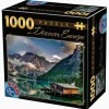 Puzzle Pragser Wildsee, Tirol do Sul, Itália