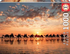 Puzzle Pôr do sol dourado em Cable Beach, Austrália
