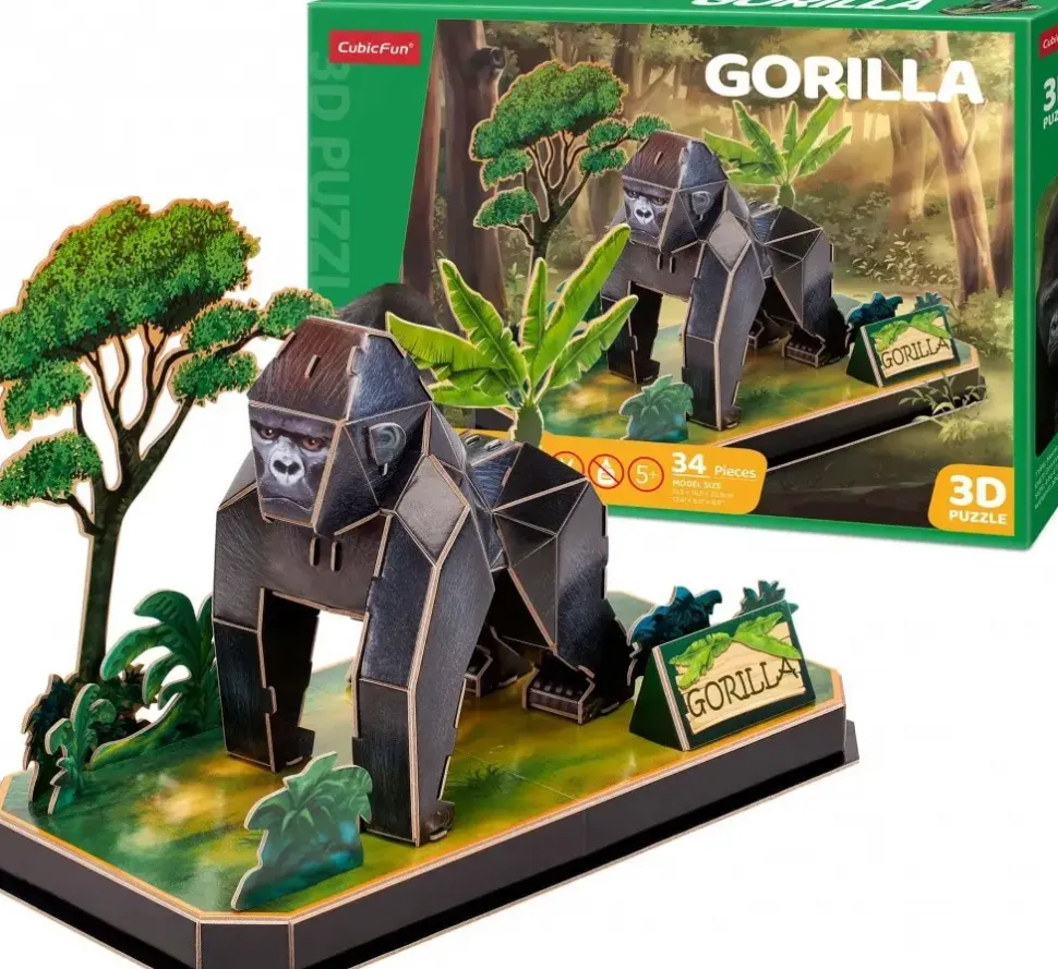 Puzzle Puzzle 3D Gorila