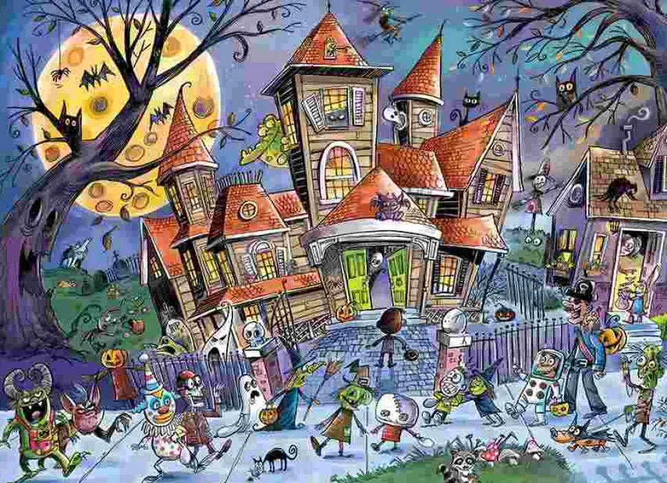 Puzzle Puzzle Família: Casa Assombrada
