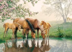 Puzzle Puzzle Família: Família de Cavalos