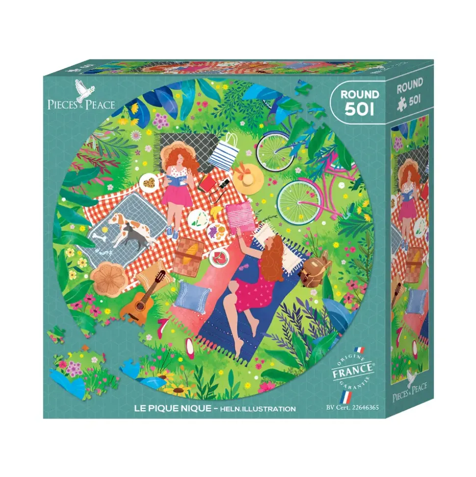Puzzle Puzzle redondo - O piquenique