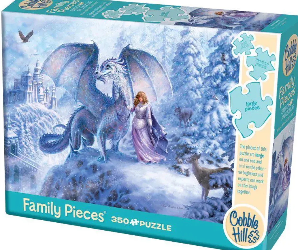 Puzzle Quebra-cabeça da Família: Dragão de Gelo