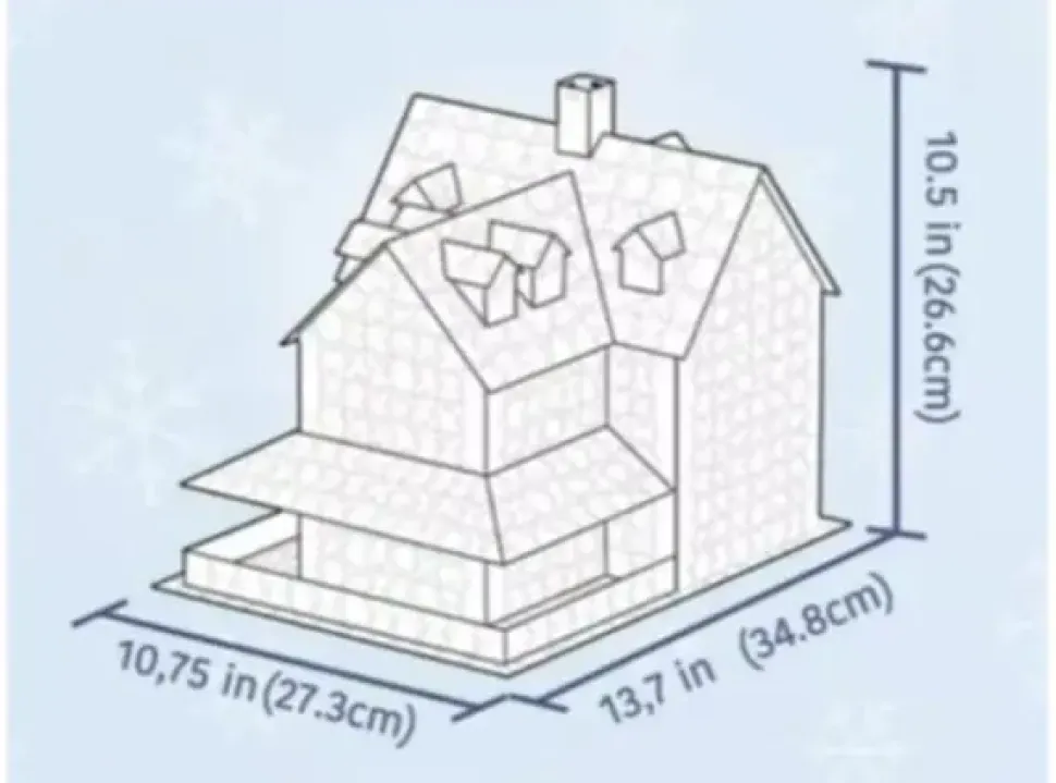 Puzzle Quebra-cabeça 3D - Casa de Natal